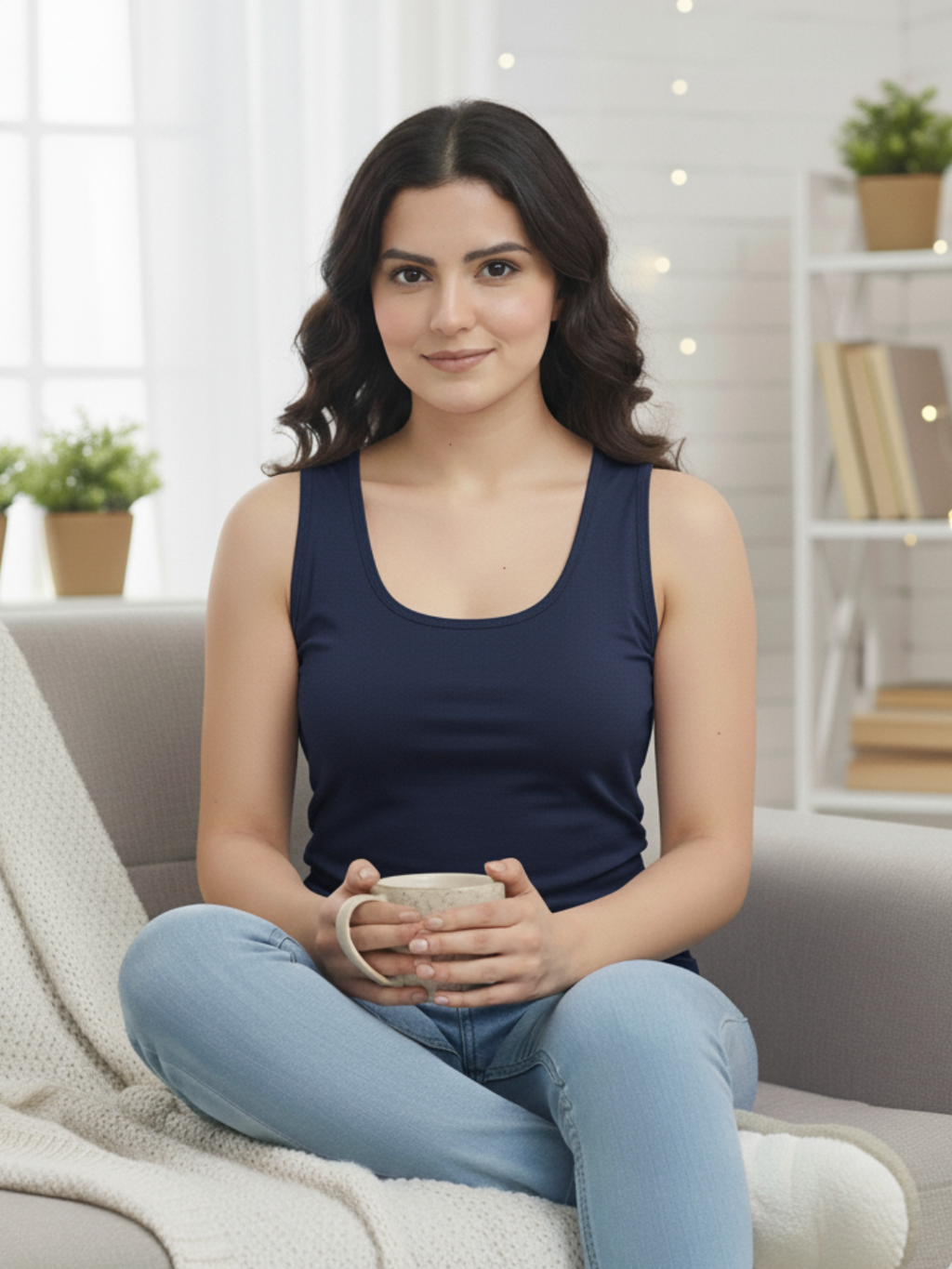 Women's Tank Top - Navy Blue