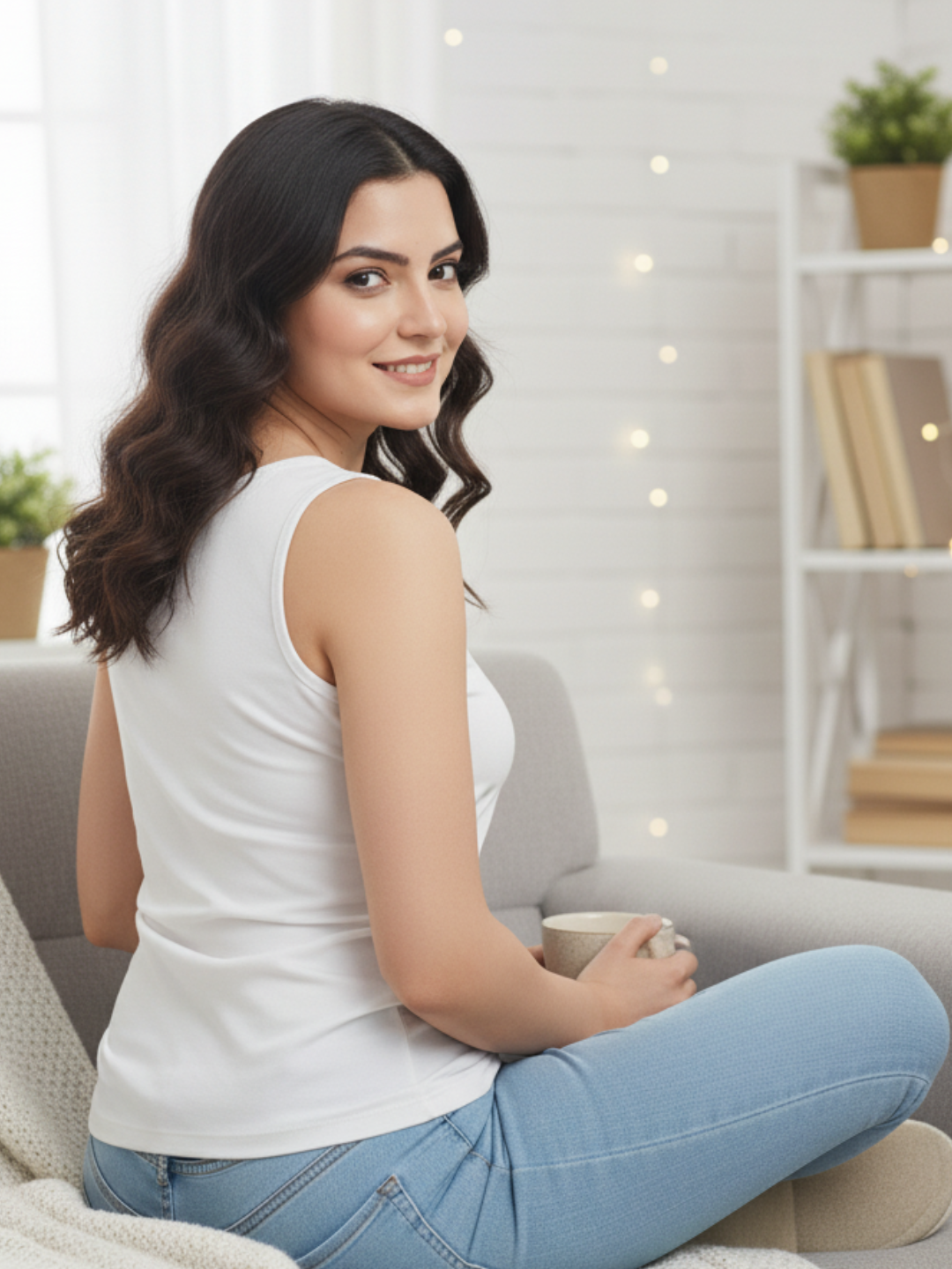 Women's Tank Top - White