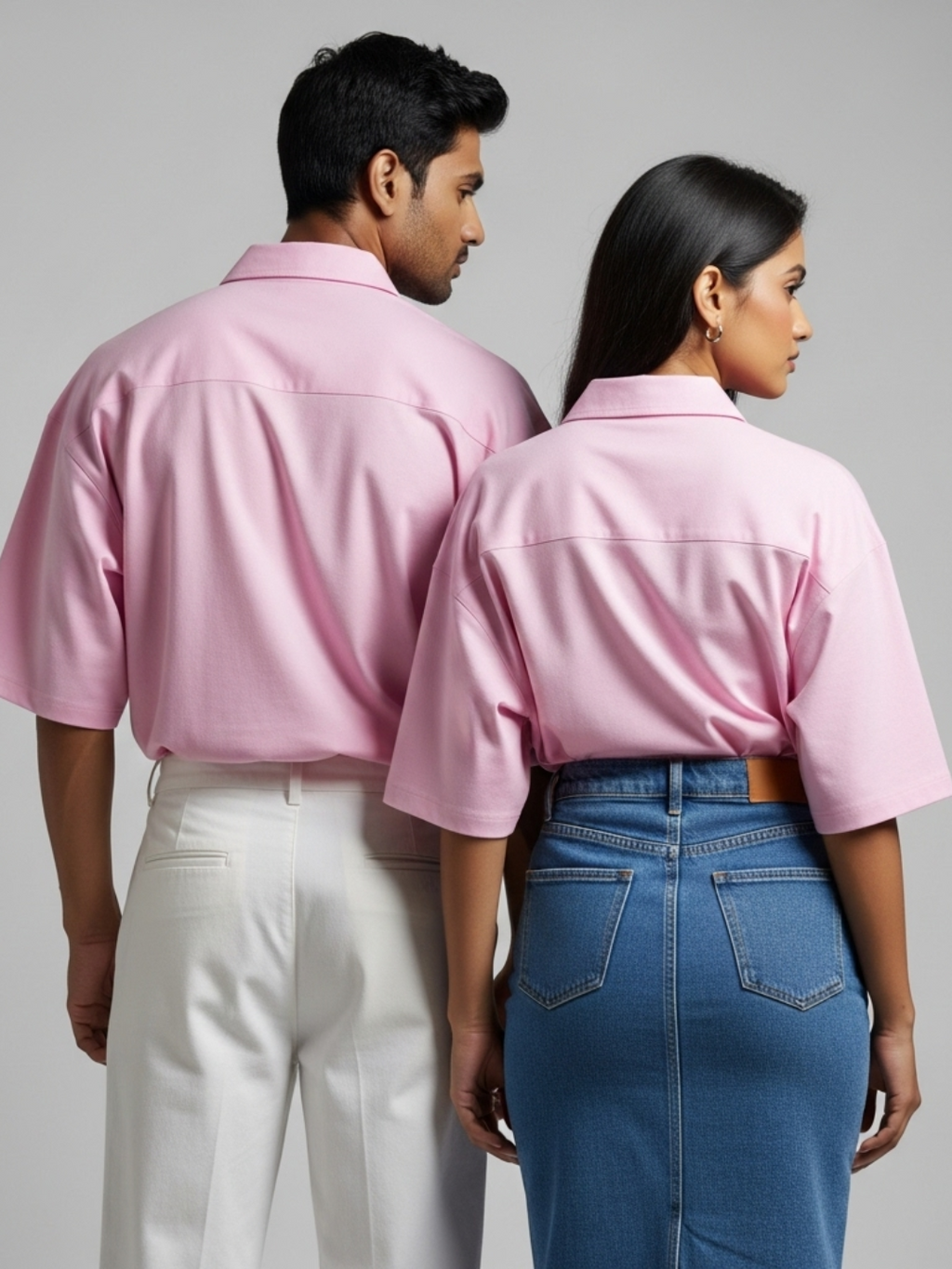 Oversized Shirt - Baby Pink