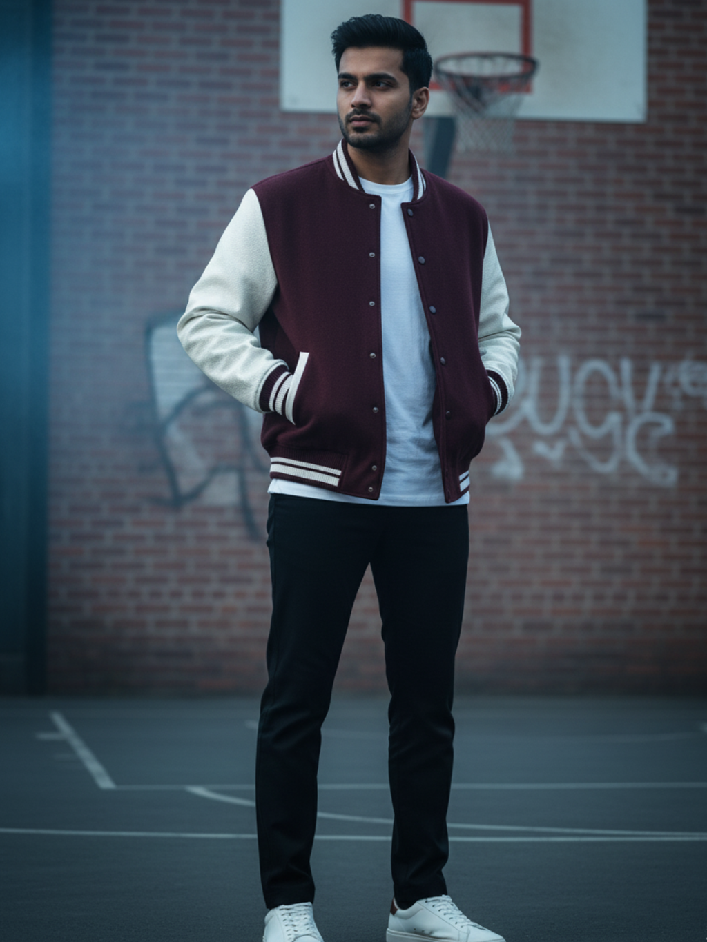 Varsity Jacket - Maroon