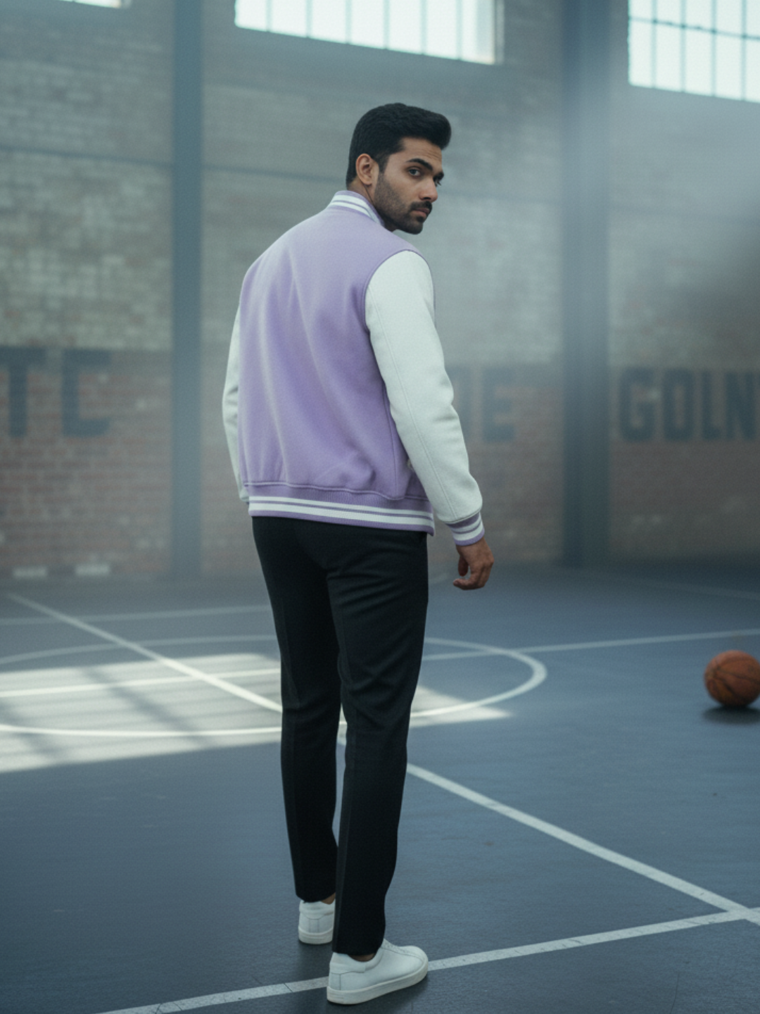 Varsity Jacket - Lavender