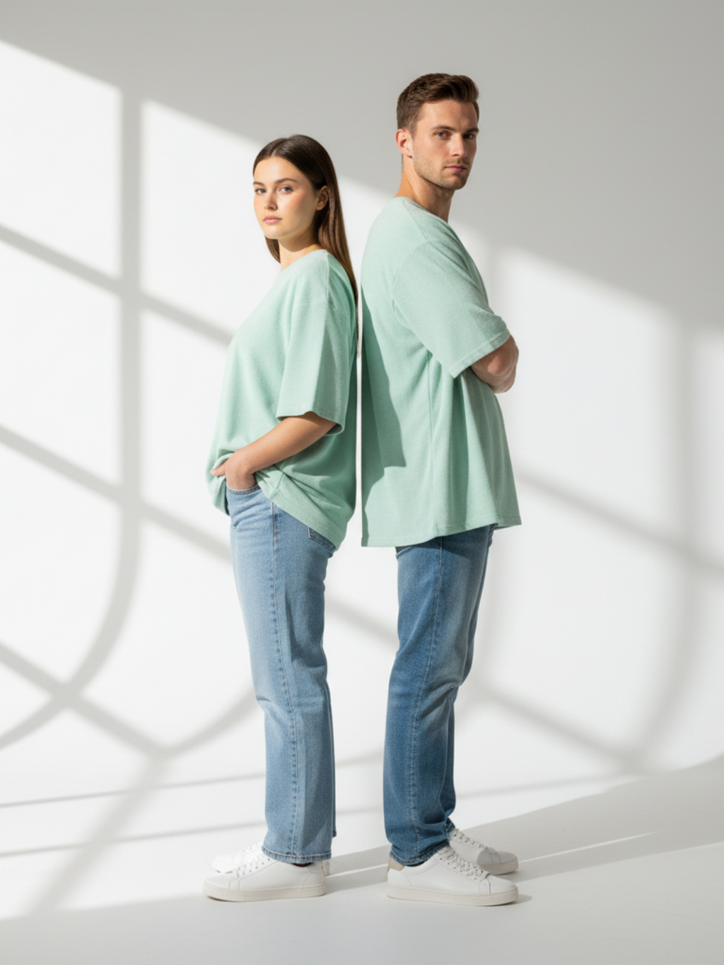 Terry Oversized Tee - Jade