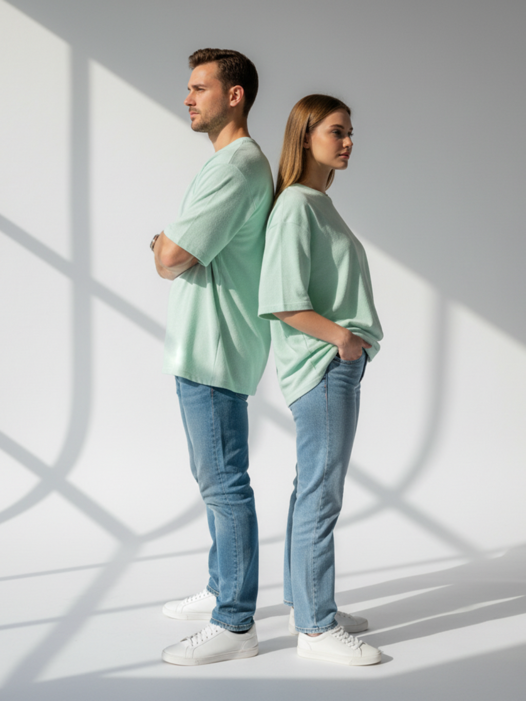 Terry Oversized Tee - Jade