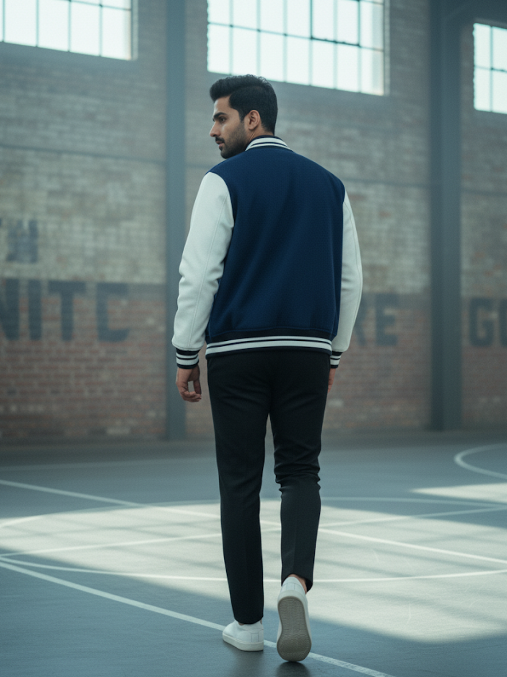 Varsity Jacket - Navy Blue