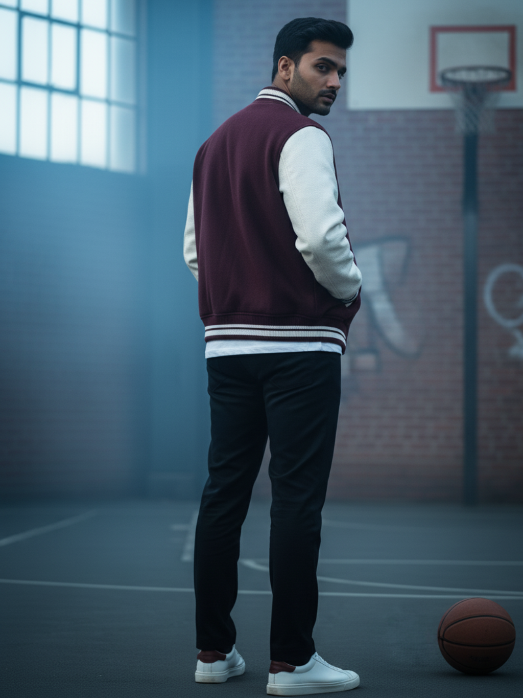 Varsity Jacket - Maroon
