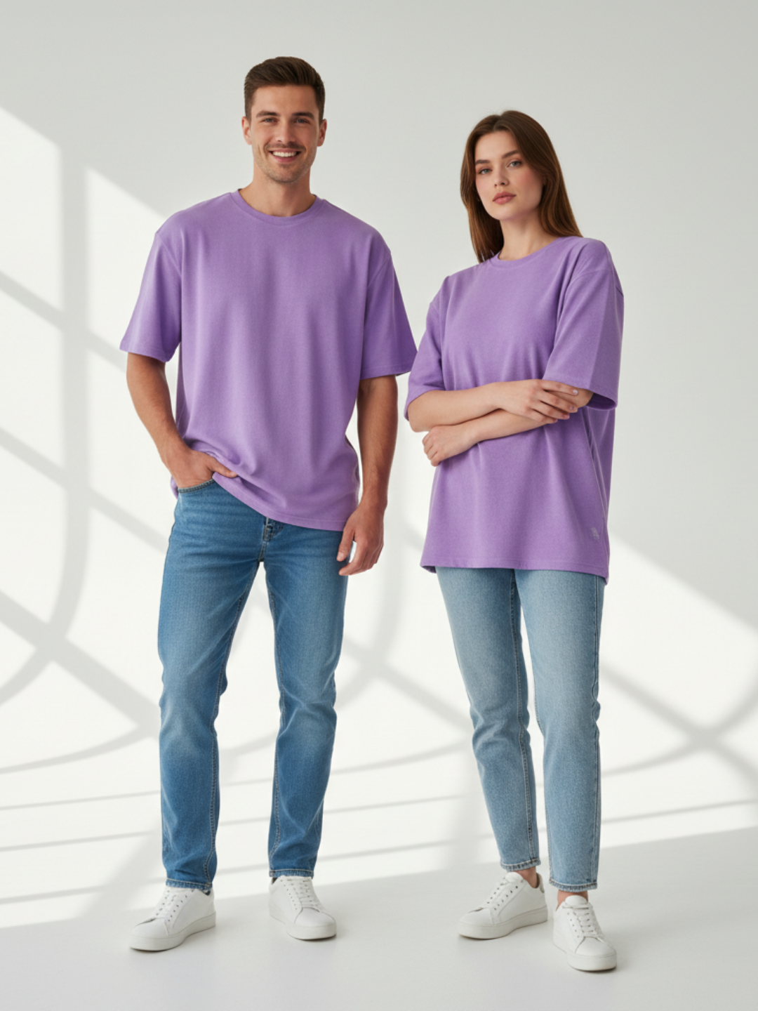 Terry Oversized Tee - Lavender