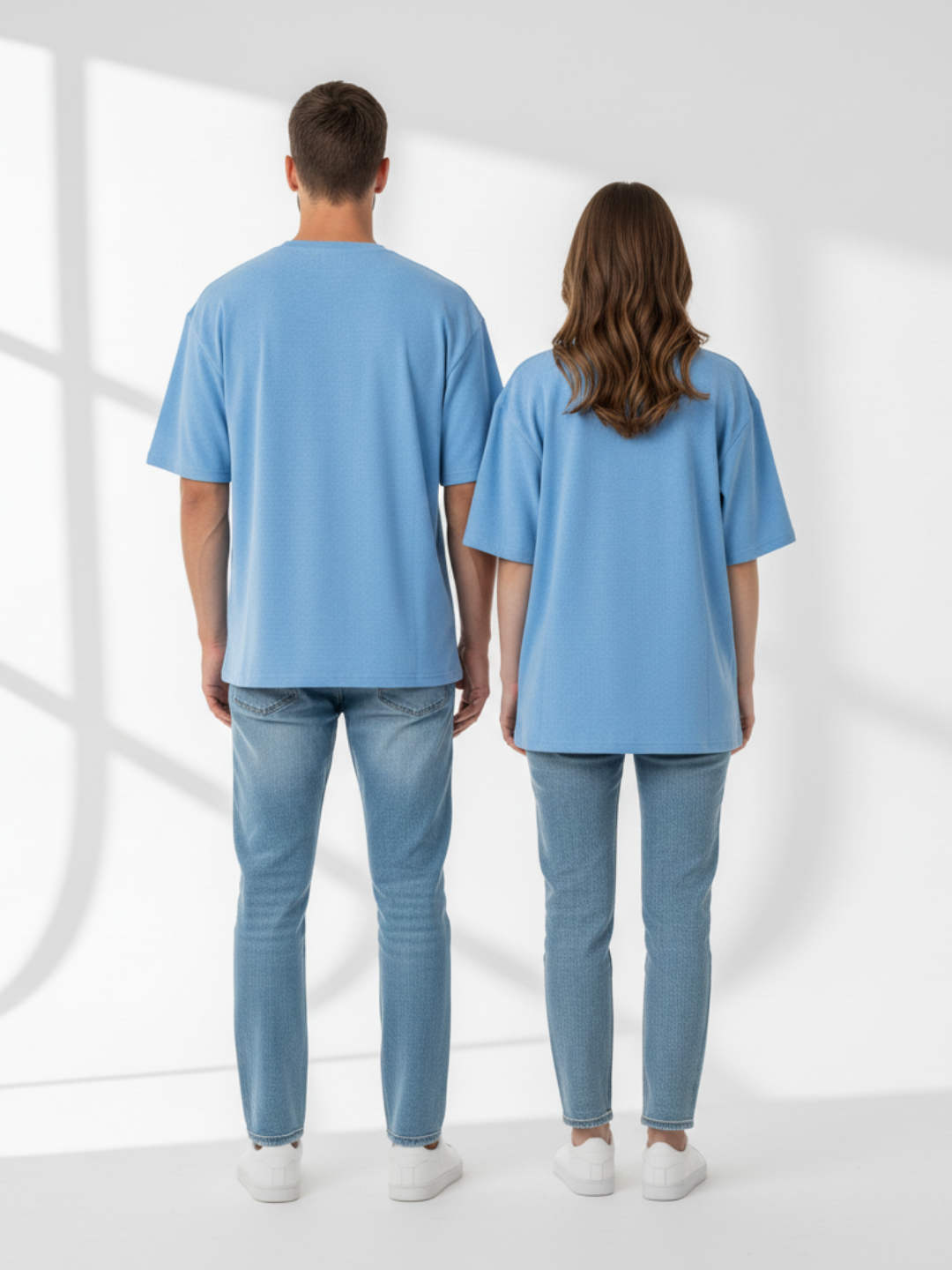 Terry Oversized Tee - Baby Blue