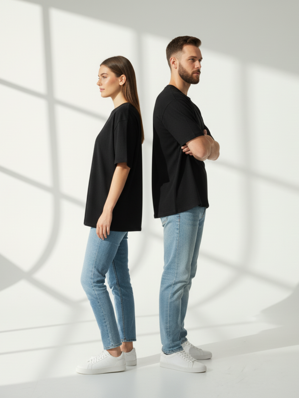 Terry Oversized Tee - Black