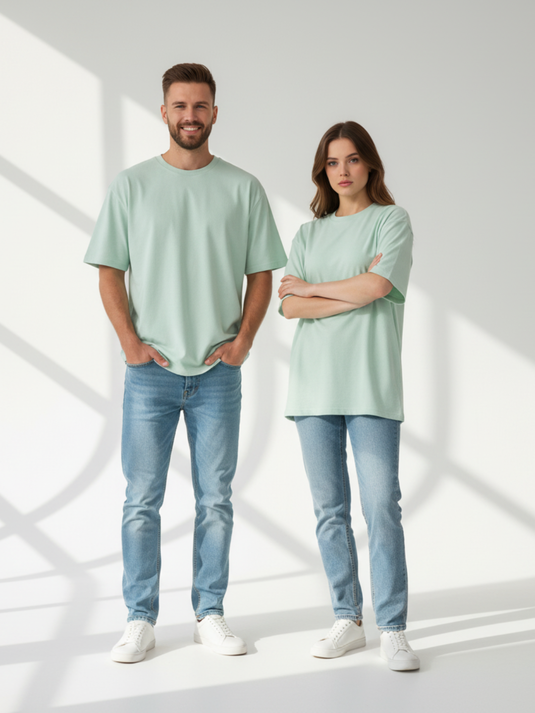 Terry Oversized Tee - Jade