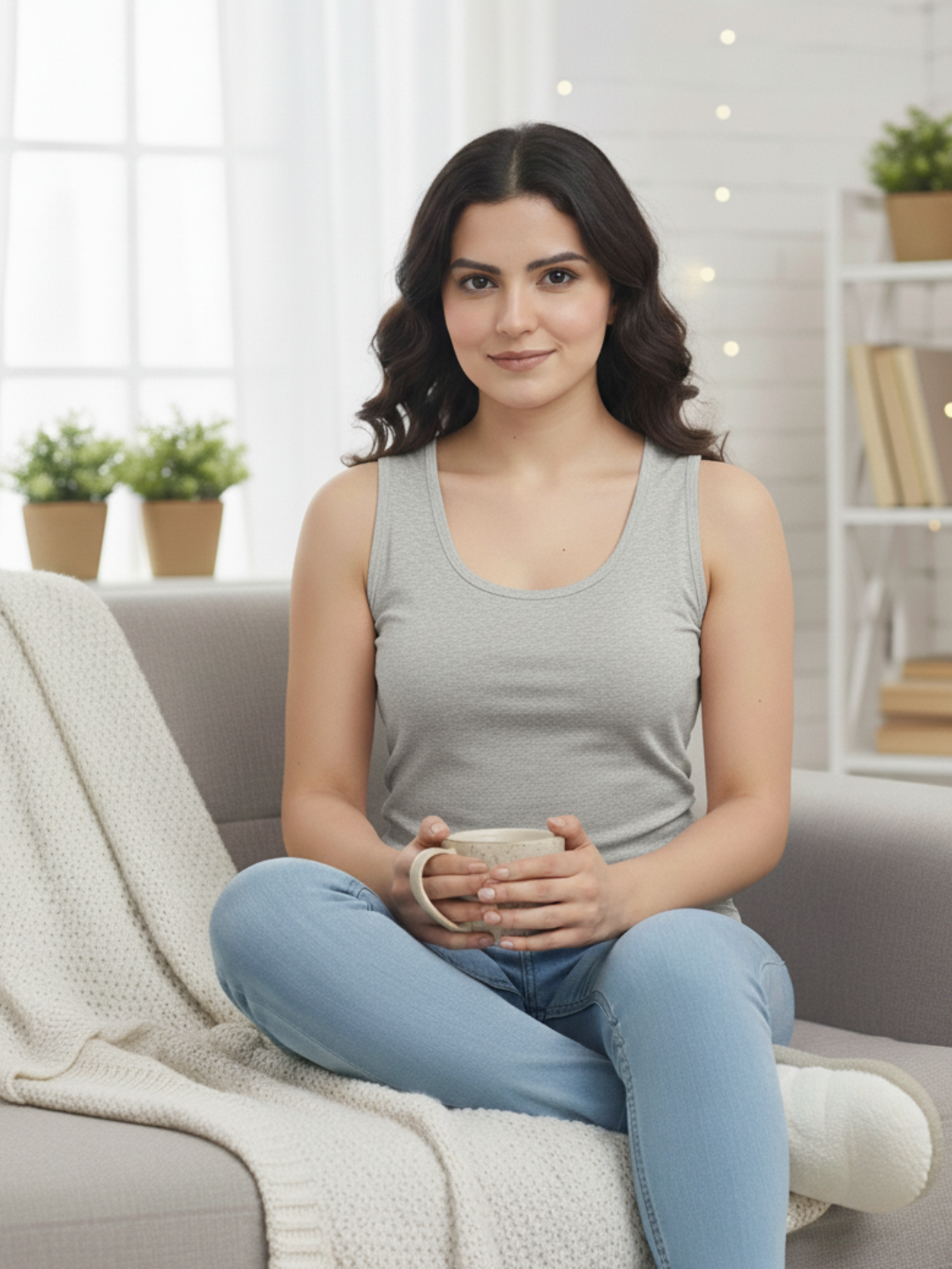 Women's Tank Top - Grey Melange