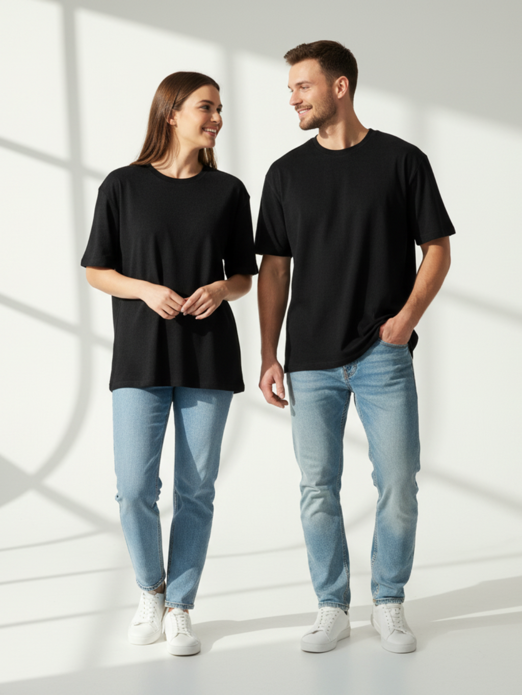 Terry Oversized Tee - Black