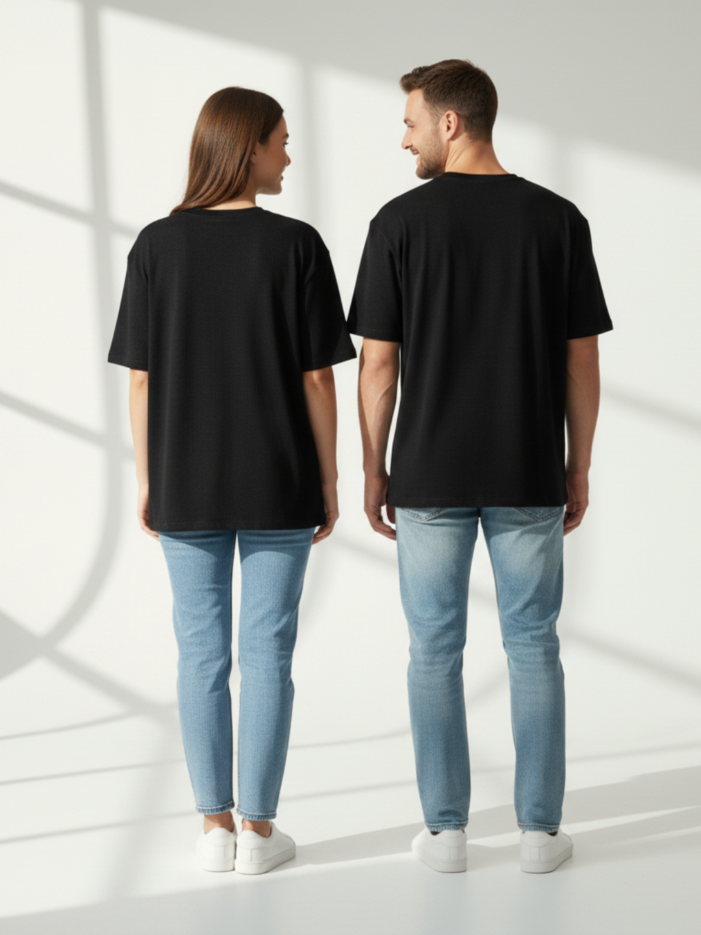 Terry Oversized Tee - Black