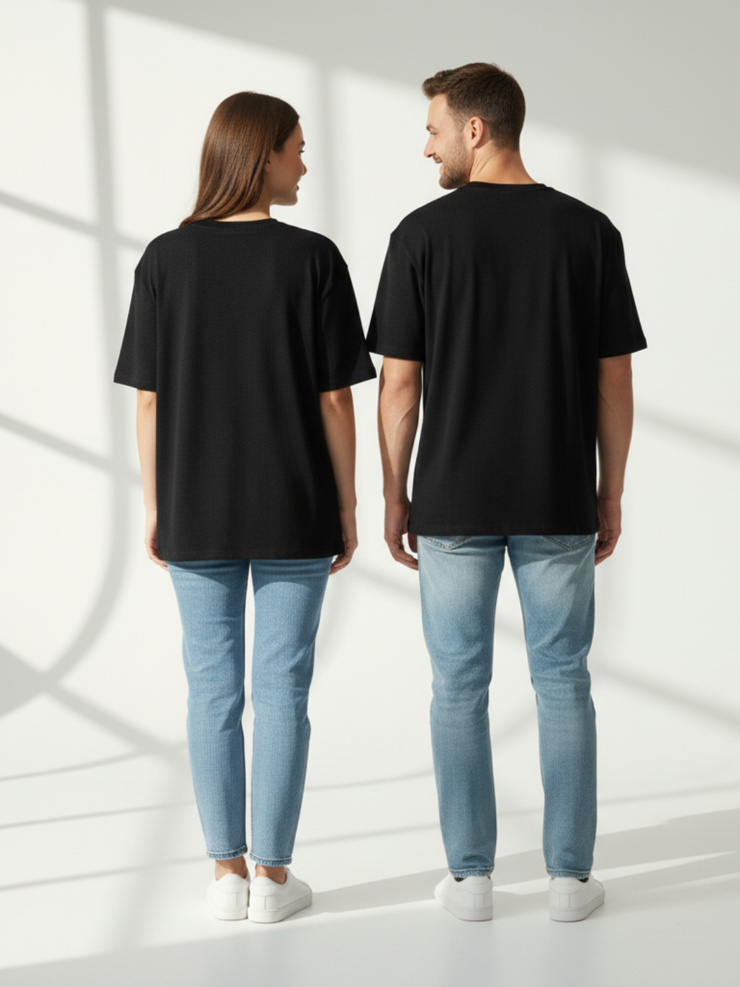 Terry Oversized Tee - Black