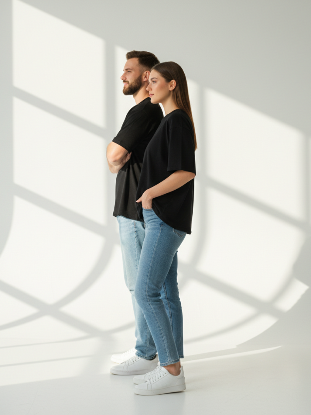 Terry Oversized Tee - Black