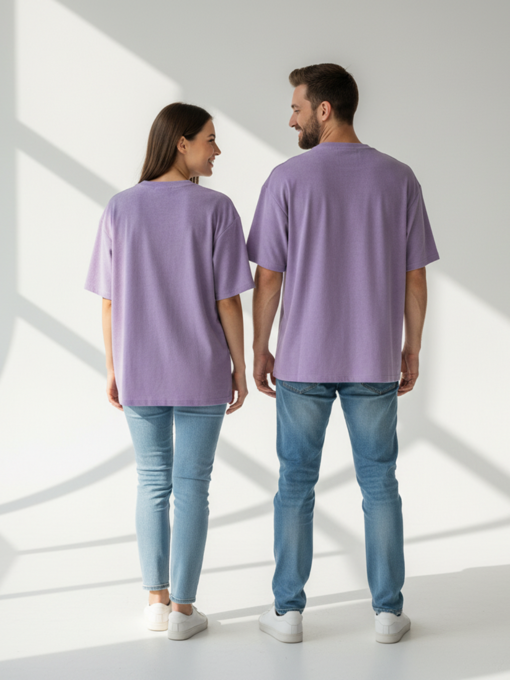 Terry Oversized Tee - Lavender