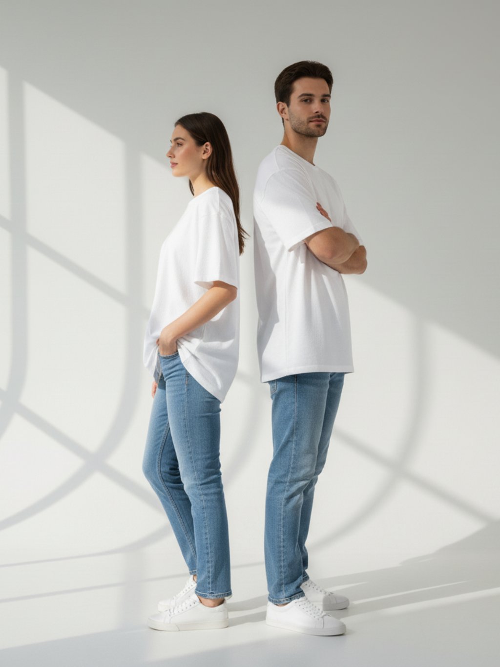 Terry Oversized Tee - White