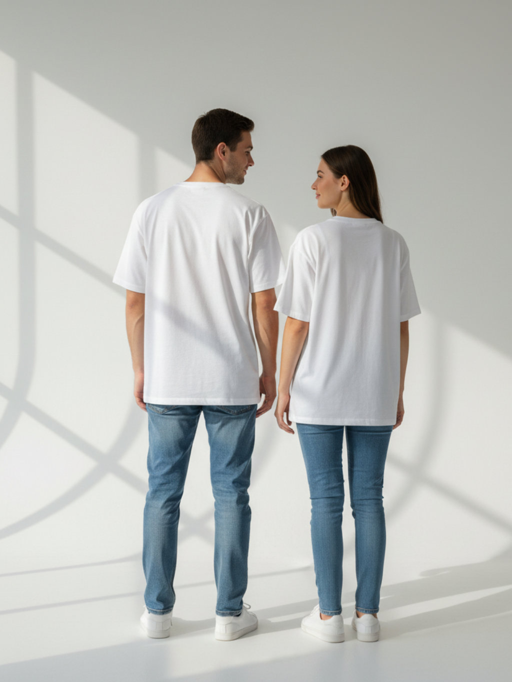 Terry Oversized Tee - White